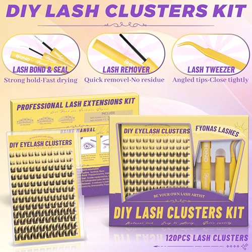 Bunny Lash Clusters Kit | Manga Eyelash Extensions 8-16mm CC Curl