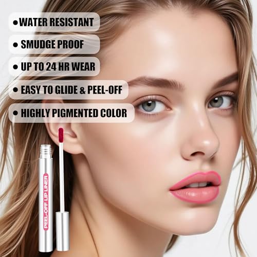 Peel Off Lip Liner Stain by TENGLONG