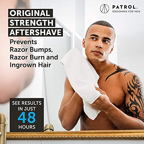 Bump Patrol Original Formula Aftershave Treatment Serum ? Razor Bump Stopper and Ingrown Hair Treatment for Men and Women, Ingrown Hair Serum with Salicylic Acid - 2 oz (Pack of 4)