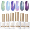 Born Pretty Chameleon Gel Nail Polish Set - 6 Colors, 7ml Each