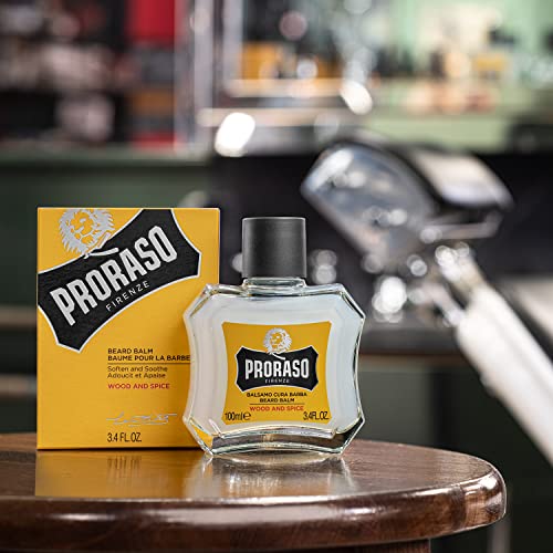 Proraso Beard Balm for Men, Nourish and Soften New Beard Growth and Short Beards