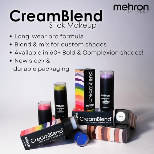 Mehron CreamBlend Stick Ogre Green Face Paint Makeup