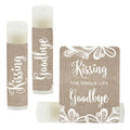 Andaz Press Bridal Shower Bachelorette Party Lip Balm Party Favors, Burlap Lace, Kissing The Single Life Goodbye, Bridesmaid Lip Gloss 12-Pack Bachelorette Party Favors Fall Bridal Shower Decorations