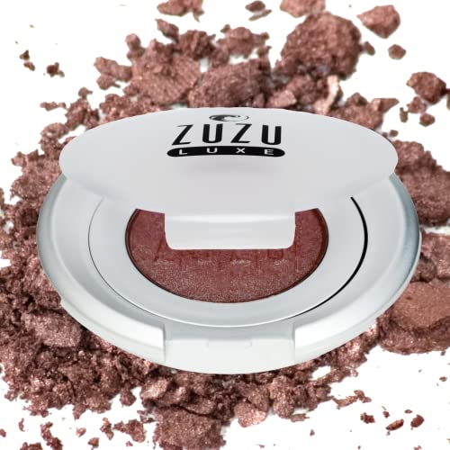 Zuzu Luxe Mineral Eyeshadow (Odyssey - Plum/Cool Shimmer), Richly pigmented, velvety smooth formula. Natural, Paraben Free, Vegan, Gluten-free, Cruelty-free, Non GMO,0.07 oz