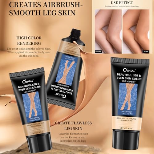 Waterproof Body Makeup Foundation - Tattoo & Scar Cover (2 Pack)