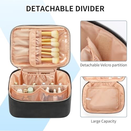 OCHEAL Portable Makeup Bag - Large Capacity Travel Organizer