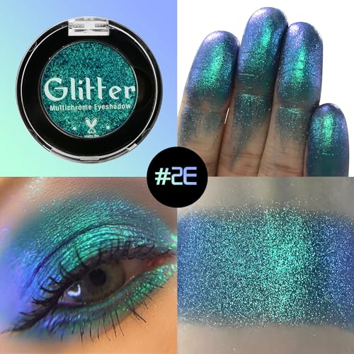 Green Multichrome Eyeshadow - Waterproof Shimmer Duochrome