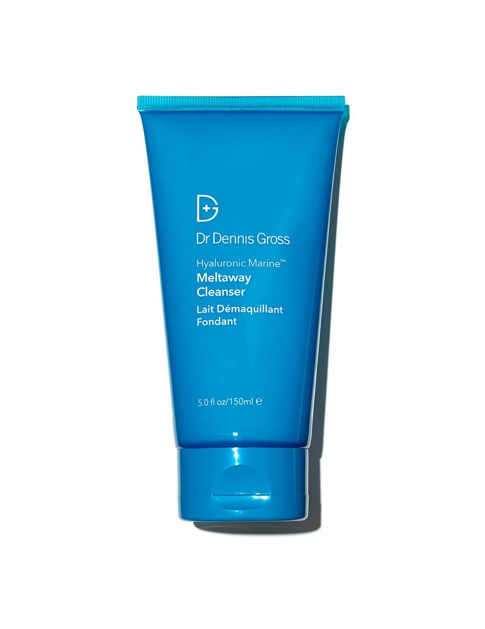 Dr Dennis Gross Hyaluronic Marine Meltaway Cleanser | Oil-Free Hypoallergenic Makeup Removing Cleanser Removes Waterproof Makeup, Dirt, and Oil Without Stripping the Moisture Barrier | 5 oz