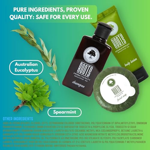 Roots Aromatherapy Travel Size Toiletries Kit, 150 Pieces