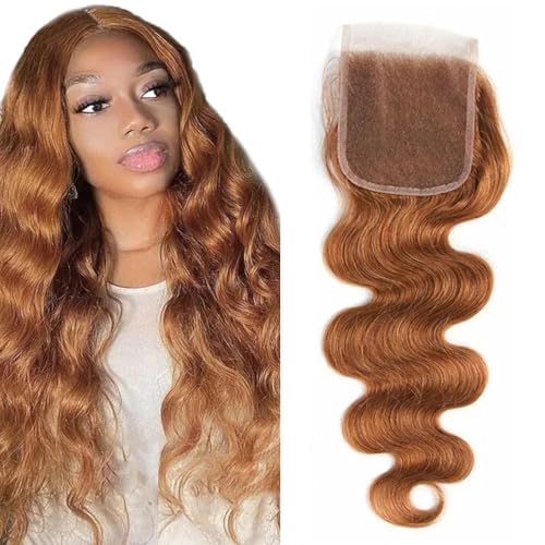Light Brown Lace Closure 4x4 HD Swiss Lace Virgin Hair