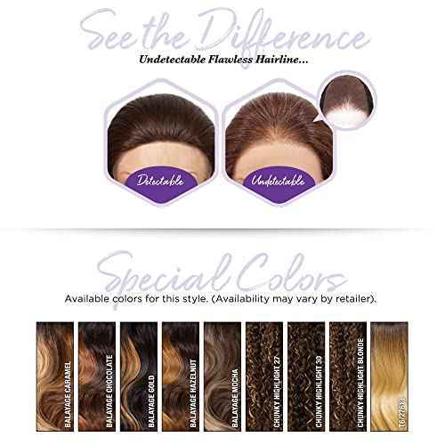 Sensationnel What Lace 13X6 Wigs - Braelyn Lacefrontal Hand Tied Glueless Synthetic With Natural Density Preplucked Hairline (BALAYAGEHAZELNUT)