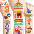 96 Pcs Carnival Temporary Tattoos - Waterproof Kids Party Favors