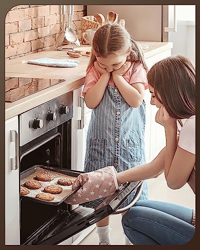 Parchment Paper Sheets, 9x13 In Non-Stick Precut Baking Parchment for Baking, Grilling, Air Fryer, Steaming, and More (Unbleached) - Quarter Sheet Size, Perfect for Bread, Cakes, Cookies, 100PCS