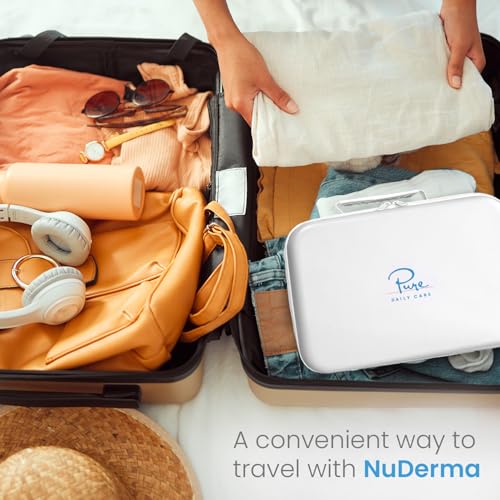 Pure Daily Care NuDerma Travel Carrying Case - Portable Waterproof Storage for All Wands