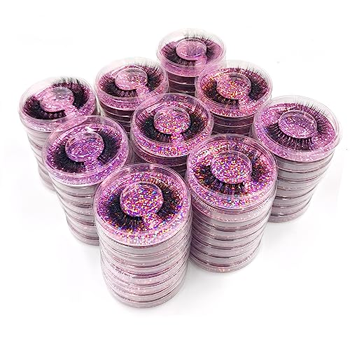 Eyelashes Wholesale Natural Look False Lashes 3D Fluffy Eyelashes Bulk 10 Styles(50 pairs)