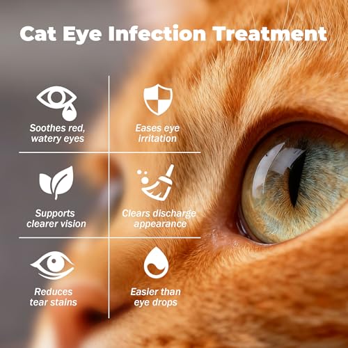 VivaElixir Cat Eye Infection & Vision Support Drops for Cats & Kittens