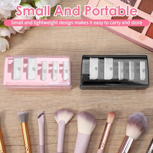 5-Hole Cosmetic Pencil Sharpeners - 2 Pack for Eyeliner & Lip Liner
