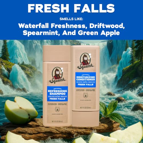 Dr. Squatch Men's Natural Shampoo & Conditioner Set – 11 fl oz