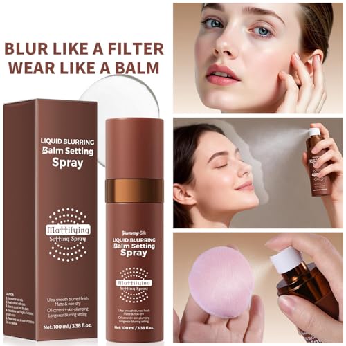 Liquid Blur Makeup Setting Spray for Workouts & Travel