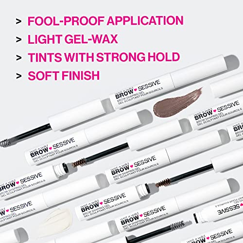 wet n wild Brow-Sessive Eyebrow Shaping Makeup Gel Blonde (Pack of 2)