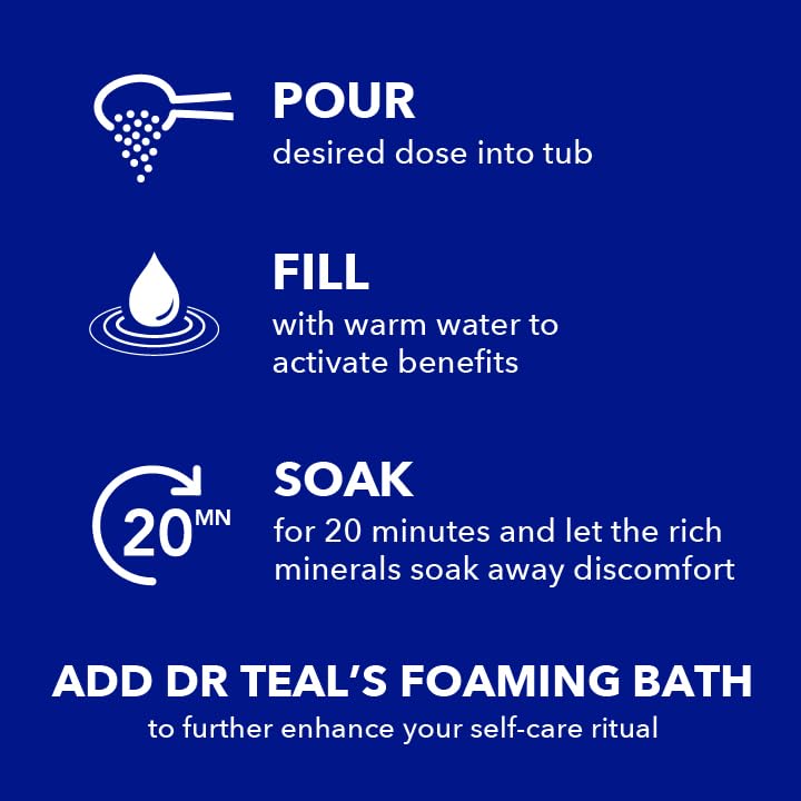 Epsom Salt Soak with Eucalyptus & Spearmint - 3 lb Pack of 4