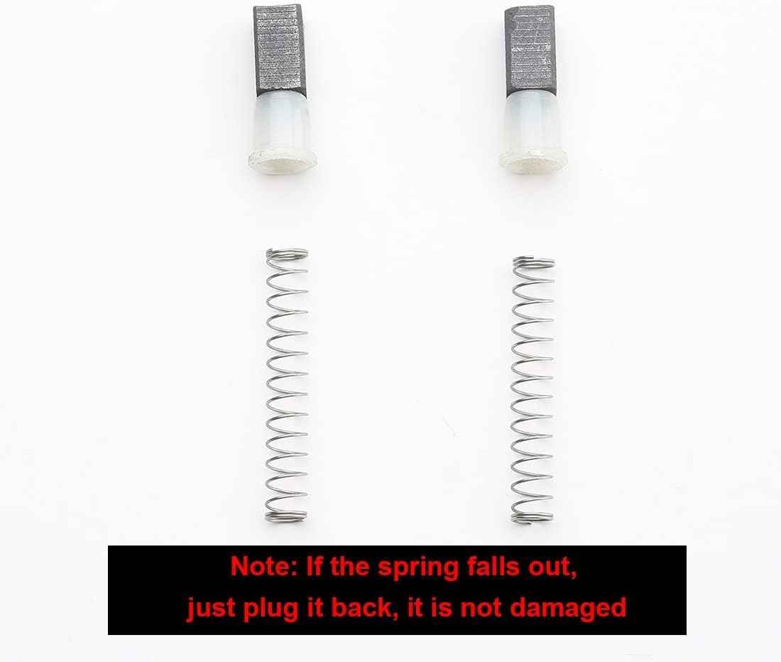 MAWAER 4 pcs Clipper Carbon Brush and Brush Spring Assemblies for Oster A5 Classic 76 Classic 97 Repair Parts and Accessories for Oster Hair Clipper Parts…