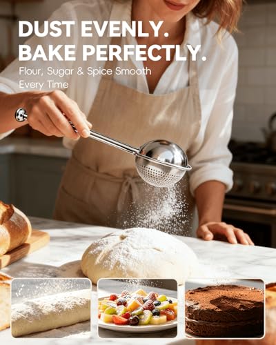 Bread Lame & Flour Duster Set with 5 Blades