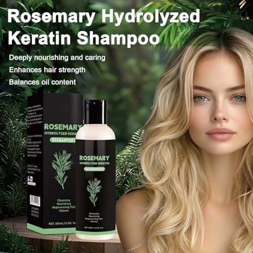 Rosemary Hair Growth Shampoo with Hydrolyzed Keratin - 200ML
