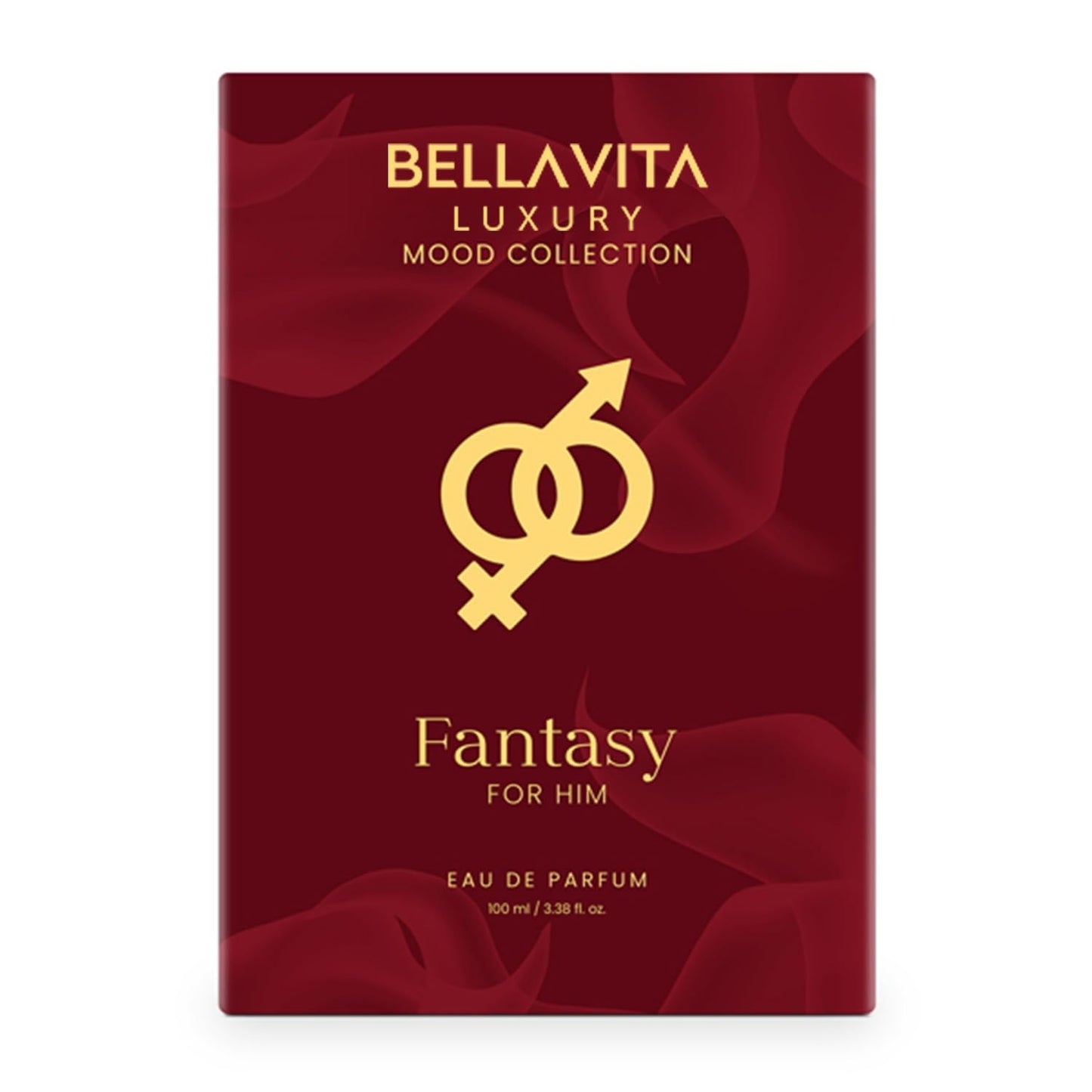 BELLAVITA Luxury Mood Collection FANTASY Perfume for Men 100ml | Pheromone Inspired Technology Long Lasting Fragrance | Notes of Orange, Vetiver and Saffron | Floral, Spicy Premium Fragrance
