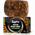 African Black Soap Bar ? African Soap for oily Skin, Ghana Black Face & Body Wash | Face and Body moisturizing cleanser 1 Count.