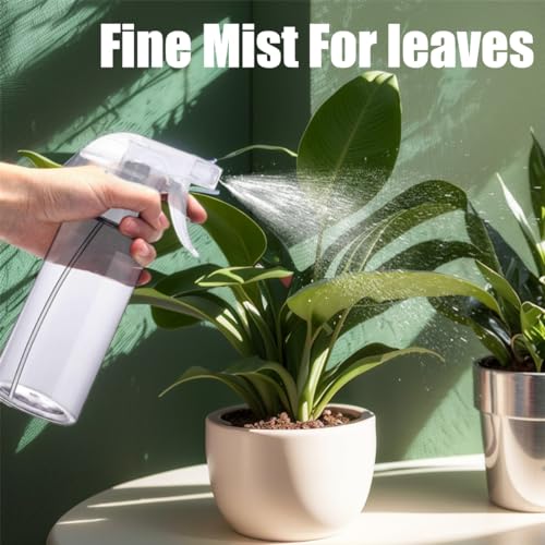 JohnBee 16.9oz Adjustable Spray Bottles - 2 Pack for Cleaning & Plants