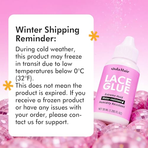 Dolahair Extreme Hold Lace Glue for Wigs, 1.3oz