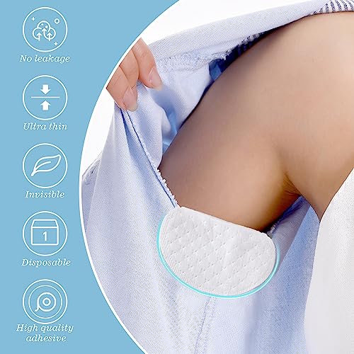 Disposable Armpit Sweat Pads - 50 Pcs Peel-and-Stick Protection