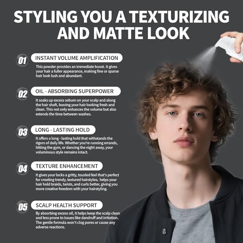 Volumizing Styling Powder Spray - 10G Hair Texture & Volume