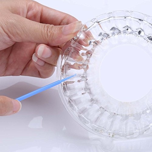Tbestmax 800PCS Disposable Micro Brushes Applicator Set - 8 Color Variations for Eyelash Extensions & Makeup
