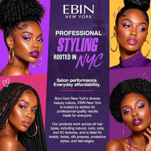 EBIN NEW YORK 8.5 Fl Oz Detangling Hair Mist with Moroccan Argan Oil - Instant Knot & Frizz Control