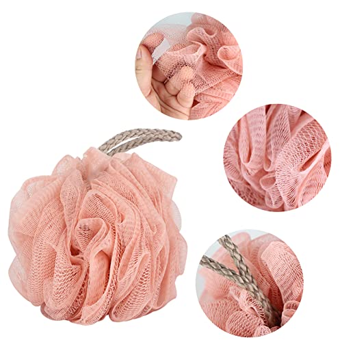 Loofah Sponge 4-Pack, 60g Bath Scrubbers for Exfoliating