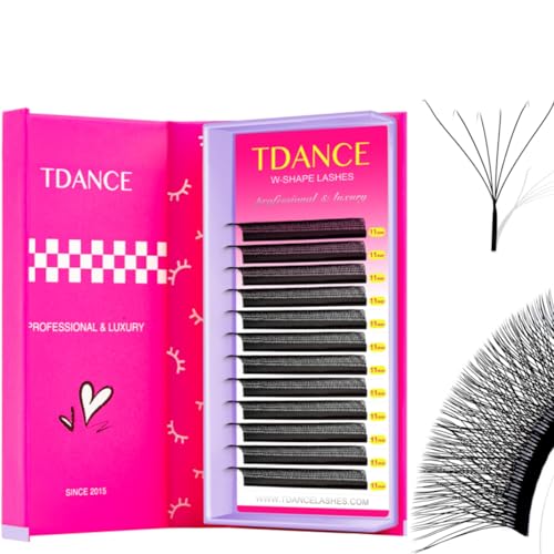 TDANCE YY 6D Premade Volume Lash Fans (W-Shape, 8-15mm)