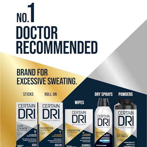Extra Strength Antiperspirant Deodorant - 72-Hour Sweat Protection, Powder Fresh Scent, 1.7 oz
