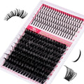 FADVAN Lash Clusters 100D Long 12-20mm Lash Spikes Eyelash Clusters Volume Individual Lashes DIY Spiky Lash Extension Mega Cluster Eyelash Extensions Mink Strips Lashes Thick