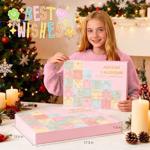Makeup Advent Calendar 2025, Advent Beauty Calendar 2025, Advent Calendar for Teen Girls, Advent Calendars Christmas, Makeup Kit Makeup Sets, Christmas Gifts for Teens Girls