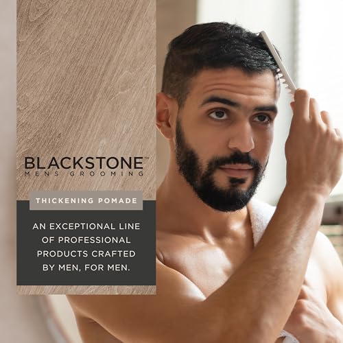 Blackstone Men's Grooming Thickening Pomade 4 Oz Sea + Surf Scent Pliable Hold Matte Finish