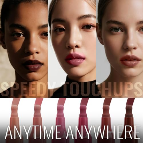 Lip Stain Set - 2-in-1 Matte Liquid Lip Liner, Long-Lasting Color (2-Pack)