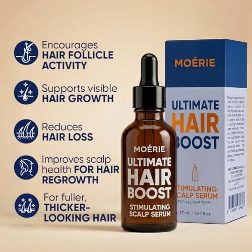 Moerie Hair Growth Serum - Natural Regrowth & Thickening, 50ml