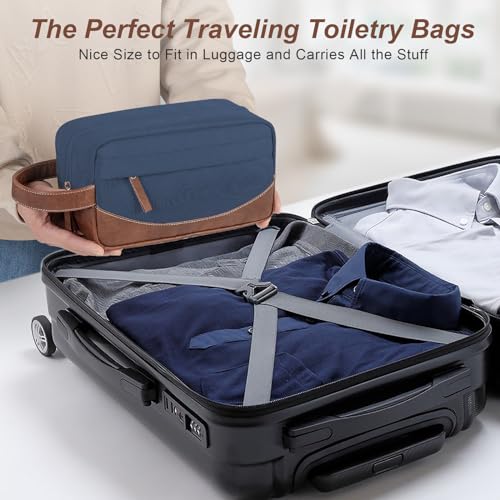 Water-Resistant Travel Toiletry Bag for Men - Large Capacity