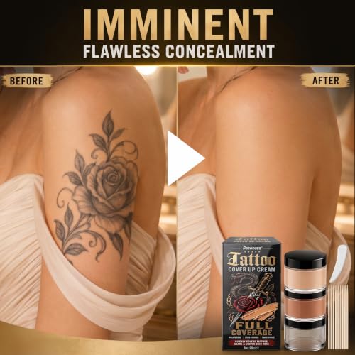 Tattoo Cover Up Makeup Waterproof Concealer Set