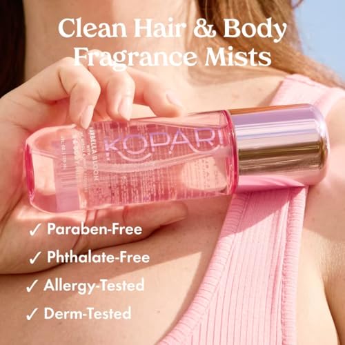 Kopari Marbella Bloom Hair & Body Mist - Long-Lasting Floral Scent 4 oz