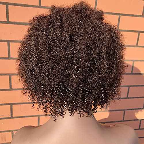 Short Bob Pixie Cut Wig Human Hair Transparent 13X1 Lace Front Wigs Afro Kinky Curly Wig For Black Women Brazilian Wig