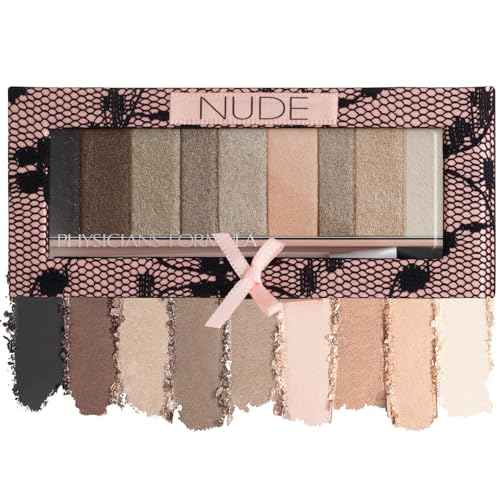 Physicians Formula Shimmer Strips Eyeshadow, Multi-Finish Nude Palette with Extreme Shimmer, Hypoallergenic & Cruelty-Free ? Nude