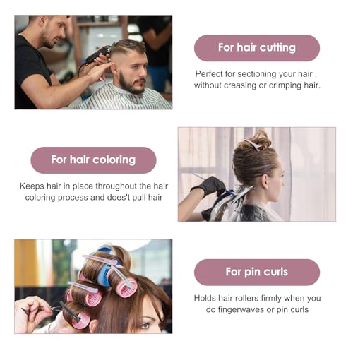AIMIKE 6-Piece Duck Bill Hair Clips with Silicone Band